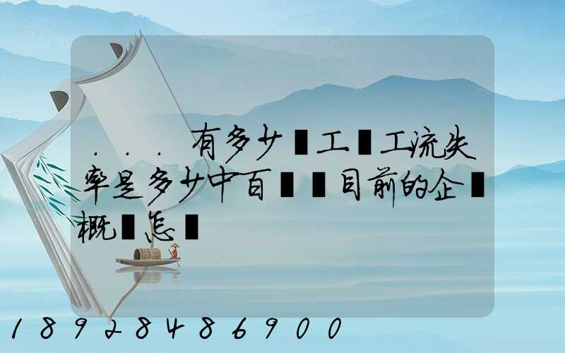 ...有多少員工員工流失率是多少中百倉儲目前的企業概況怎樣