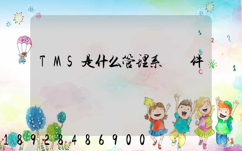 TMS是什么管理系統軟件