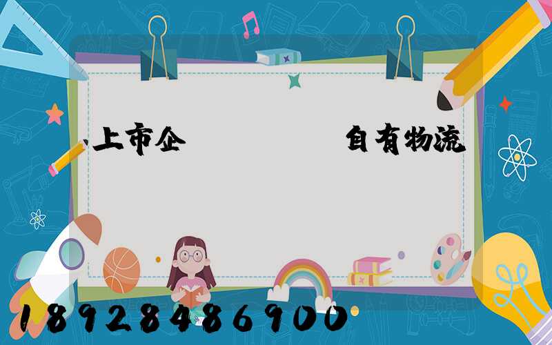 上市企業(yè)自有物流運(yùn)輸