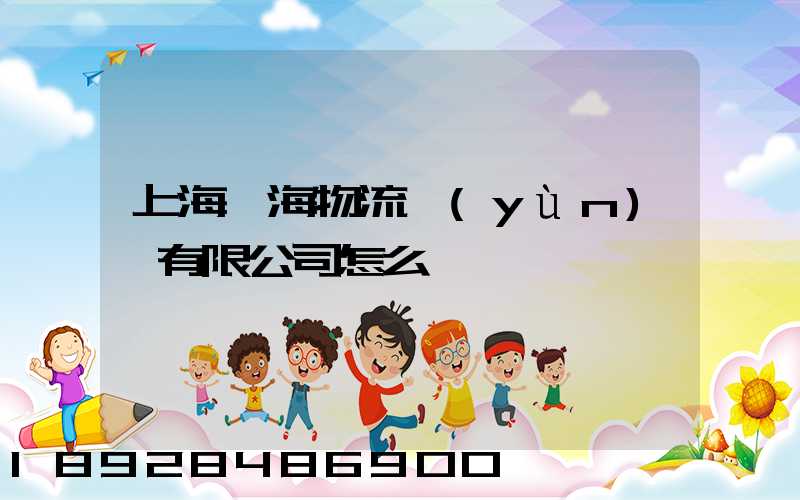 上海亞海物流運(yùn)輸有限公司怎么樣