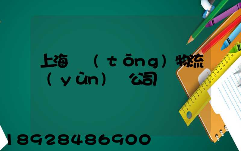 上海傳統(tǒng)物流運(yùn)輸公司