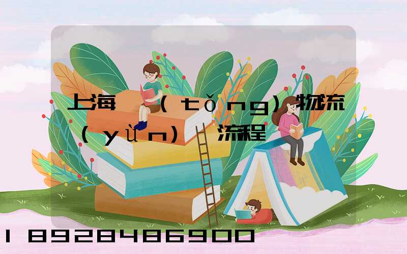 上海傳統(tǒng)物流運(yùn)輸流程