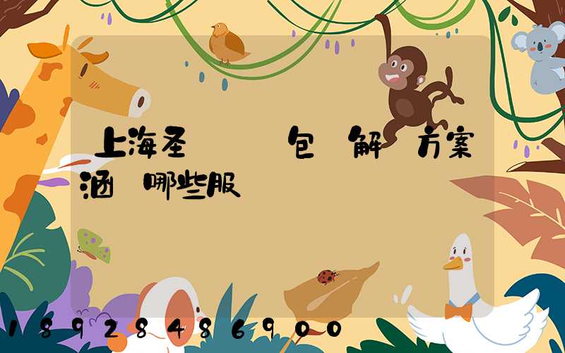 上海圣華運輸包裝解決方案涵蓋哪些服務