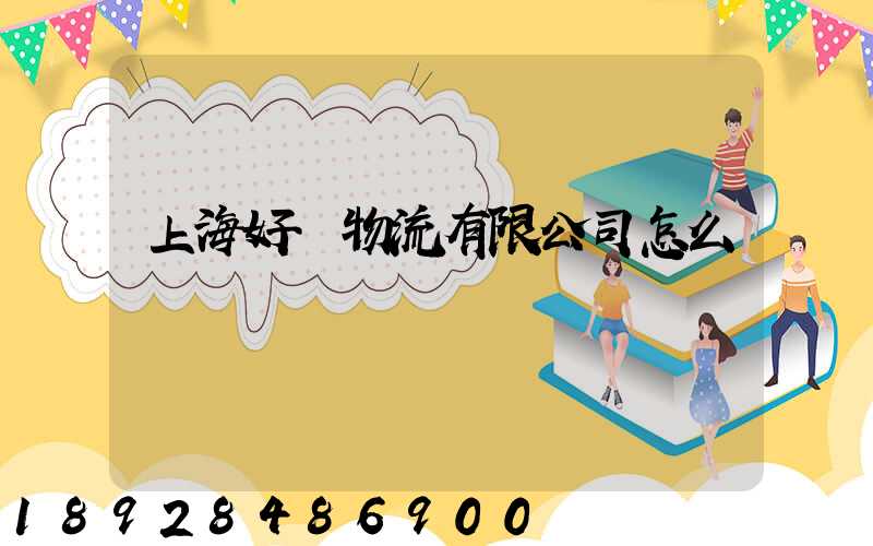 上海好運物流有限公司怎么樣