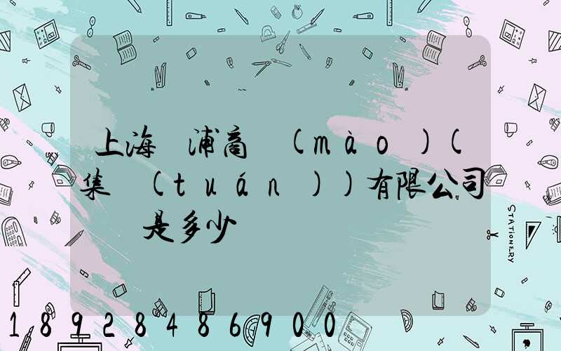 上海楊浦商貿(mào)(集團(tuán))有限公司電話是多少