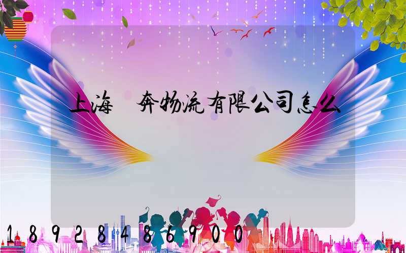 上海滬奔物流有限公司怎么樣