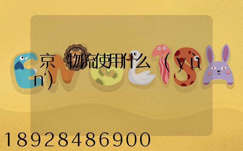 京東物流使用什么運(yùn)輸