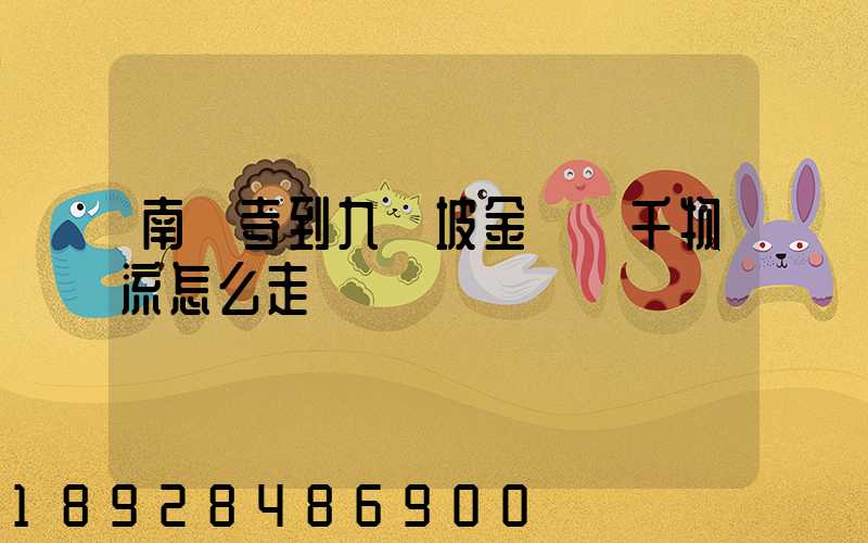 南橋寺到九龍坡金鳳萬千物流怎么走