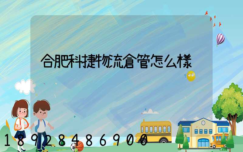 合肥科捷物流倉管怎么樣