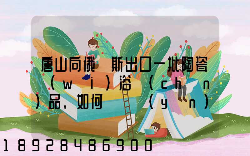 唐山向俄羅斯出口一批陶瓷衛(wèi)浴產(chǎn)品,如何選擇運(yùn)輸方式為什么