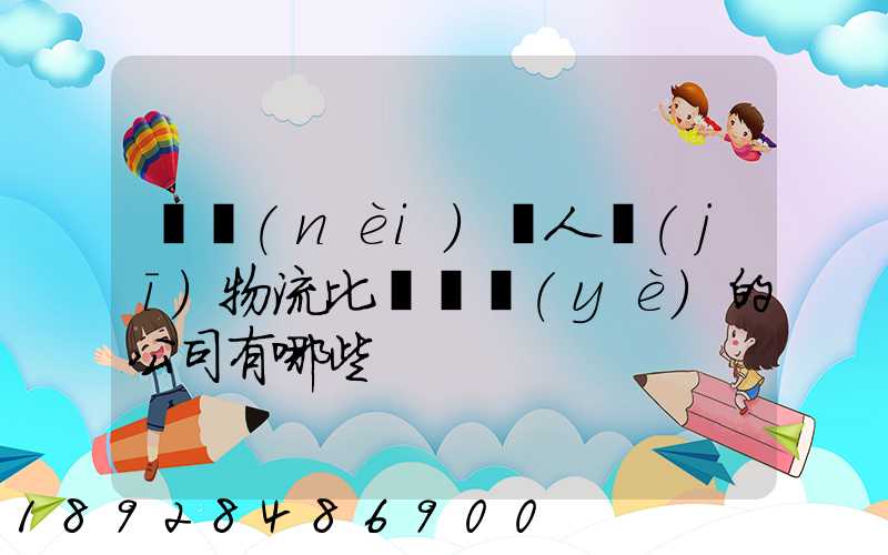 國內(nèi)無人機(jī)物流比較專業(yè)的公司有哪些