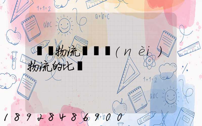 國際物流與國內(nèi)物流的比較