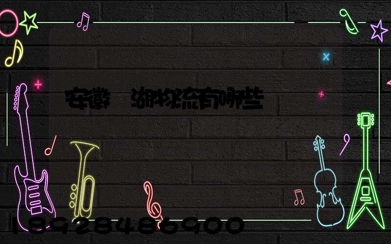 安徽蕪湖物流有哪些