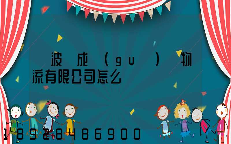 寧波嶸成國(guó)際物流有限公司怎么樣