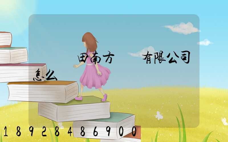 廣東藍田南方實業有限公司怎么樣