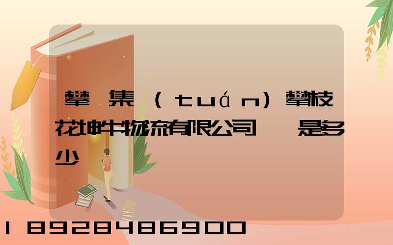攀鋼集團(tuán)攀枝花坤牛物流有限公司電話是多少