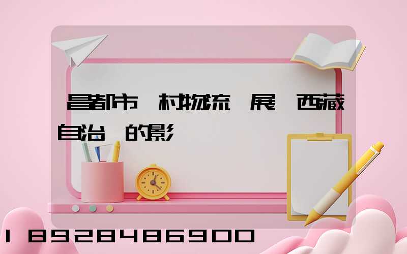 昌都市農村物流發展對西藏自治區的影響