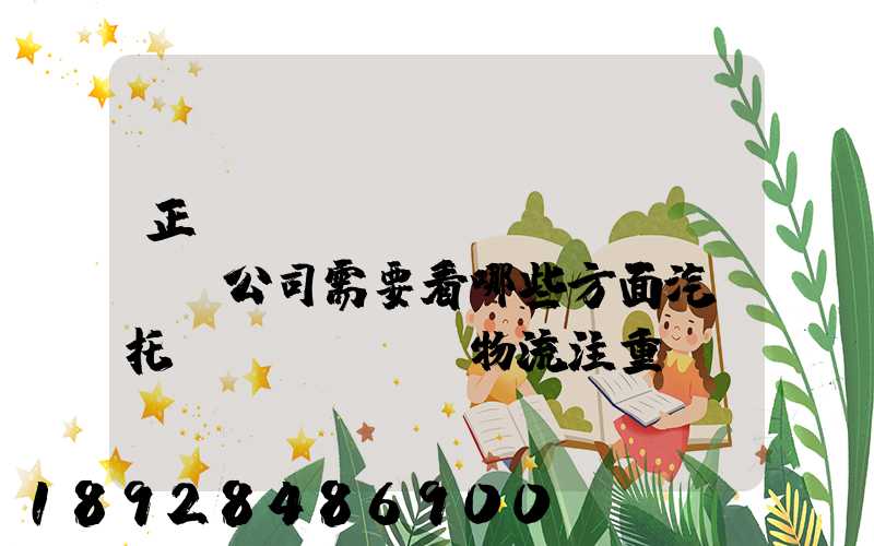 正規(guī)運(yùn)車公司需要看哪些方面汽車托運(yùn)物流注重點(diǎn)有哪些