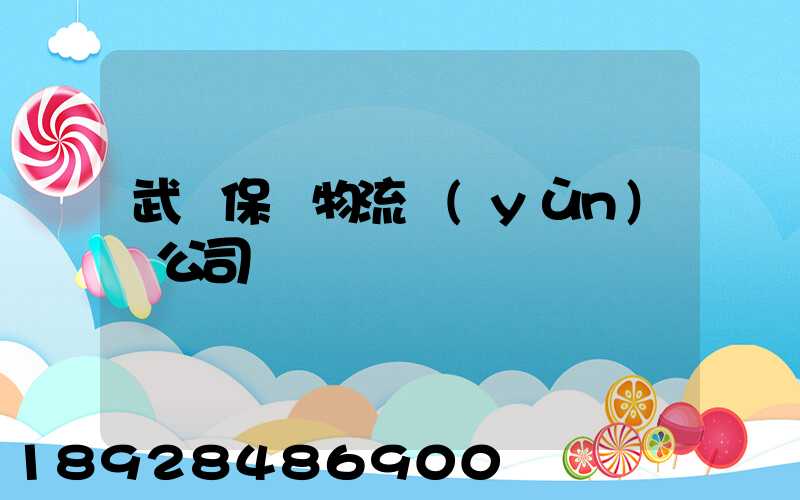 武漢保稅物流運(yùn)輸公司