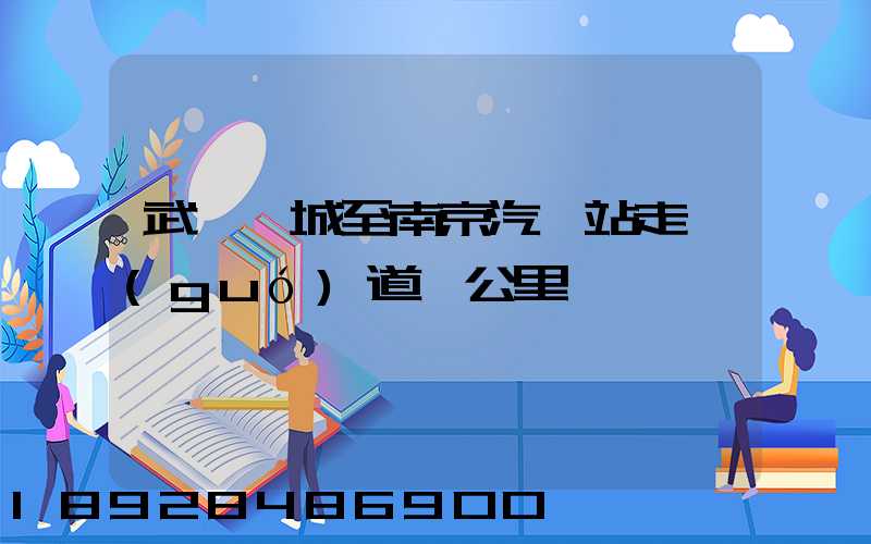 武義縣城至南京汽車站走國(guó)道幾公里