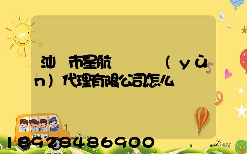 汕頭市星航國際貨運(yùn)代理有限公司怎么樣