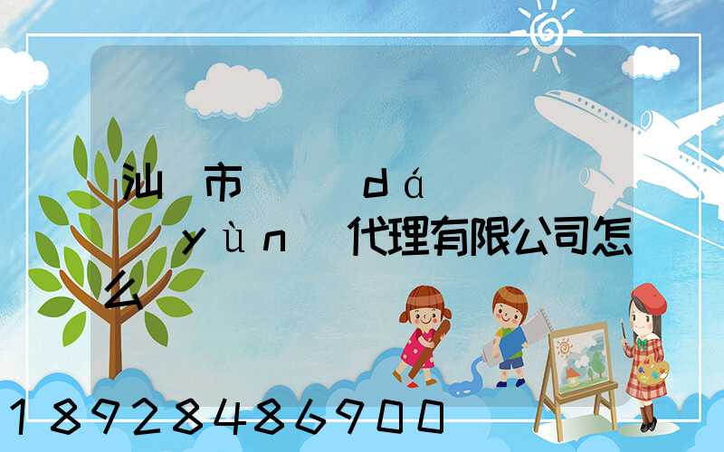 汕頭市龍達(dá)國際貨運(yùn)代理有限公司怎么樣