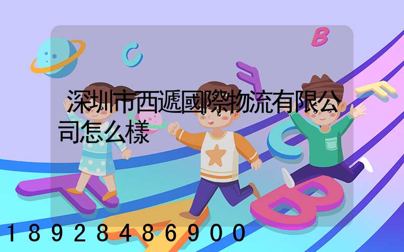 深圳市西遞國際物流有限公司怎么樣