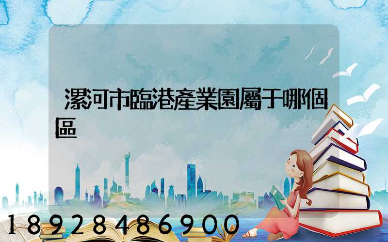 漯河市臨港產業園屬于哪個區