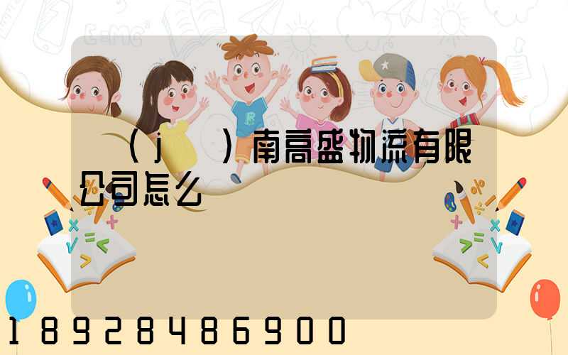 濟(jì)南高盛物流有限公司怎么樣