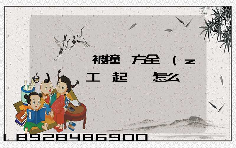營運車輛被撞對方全責(zé),誤工費起訴書怎么寫