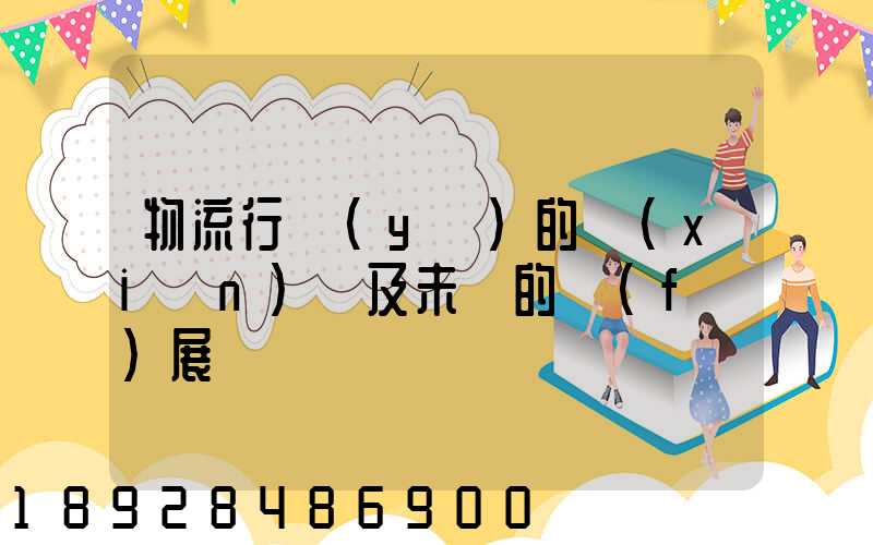 物流行業(yè)的現(xiàn)狀及未來的發(fā)展趨勢