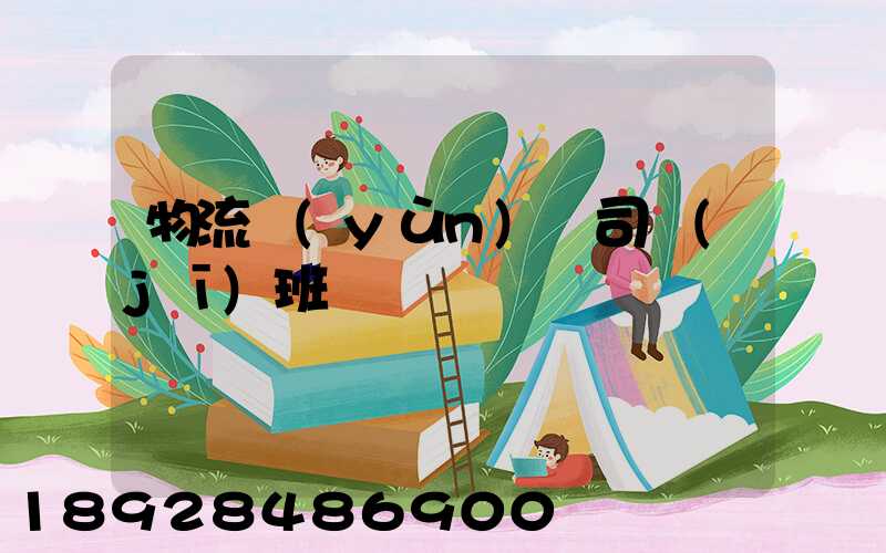 物流運(yùn)輸司機(jī)班長