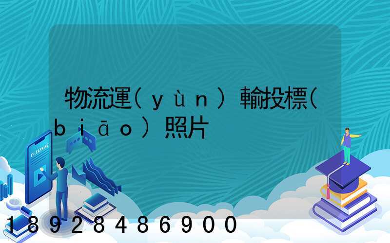 物流運(yùn)輸投標(biāo)照片