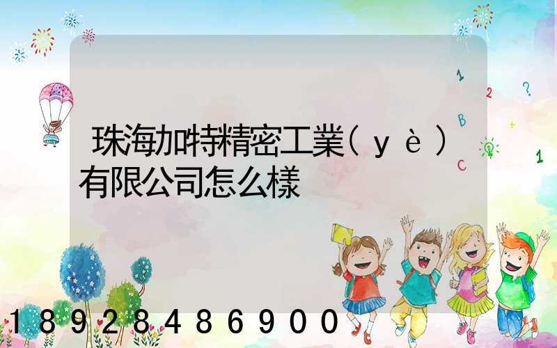 珠海加特精密工業(yè)有限公司怎么樣