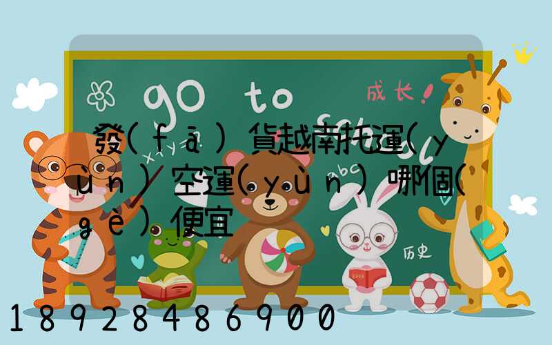 發(fā)貨越南托運(yùn)空運(yùn)哪個(gè)便宜