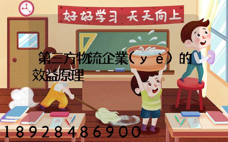 第三方物流企業(yè)的效益原理