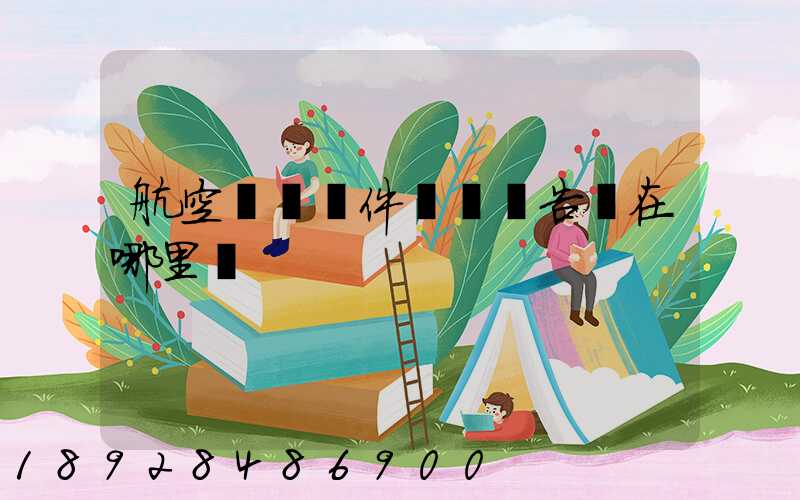 航空運輸條件鑒別報告書在哪里辦