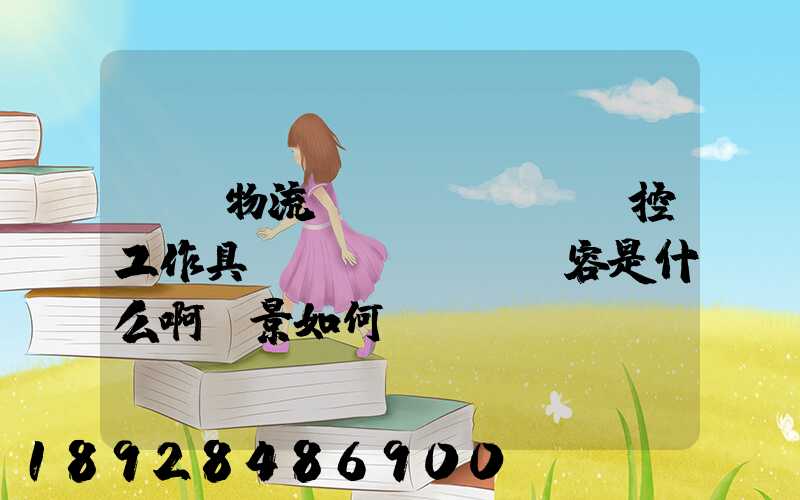 請問物流監(jiān)控工作具體內(nèi)容是什么啊前景如何