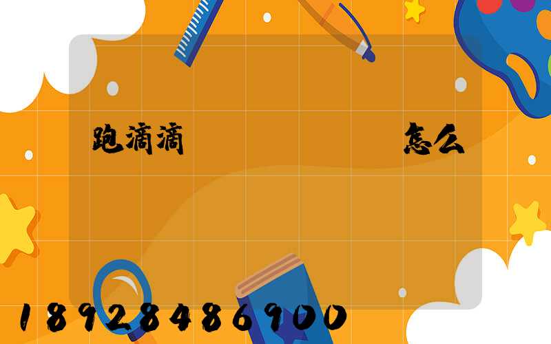 跑滴滴貨運(yùn)怎么樣