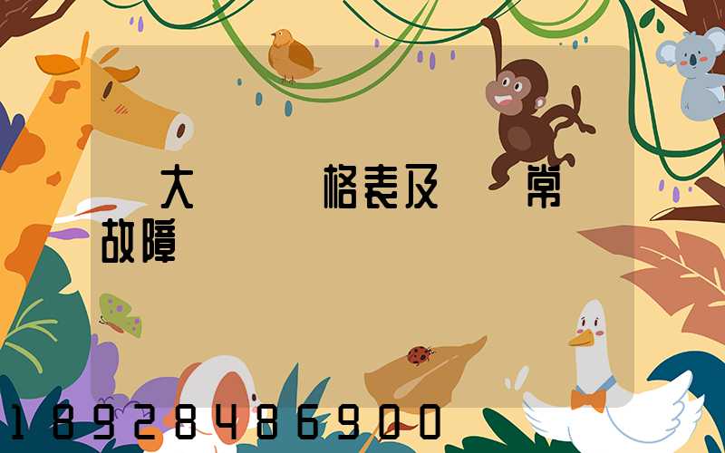 遠大閥門價格表及閥門常見故障