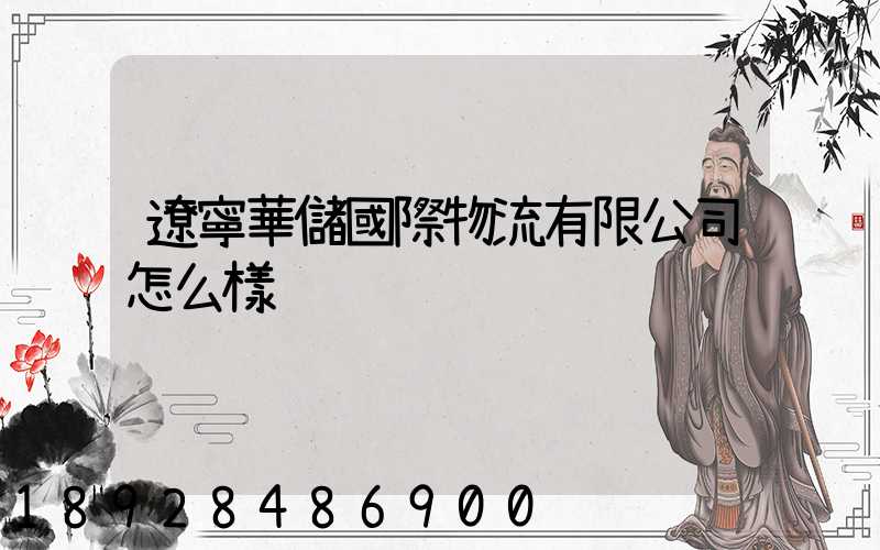 遼寧華儲國際物流有限公司怎么樣