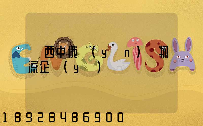 陜西中俄運(yùn)輸物流企業(yè)