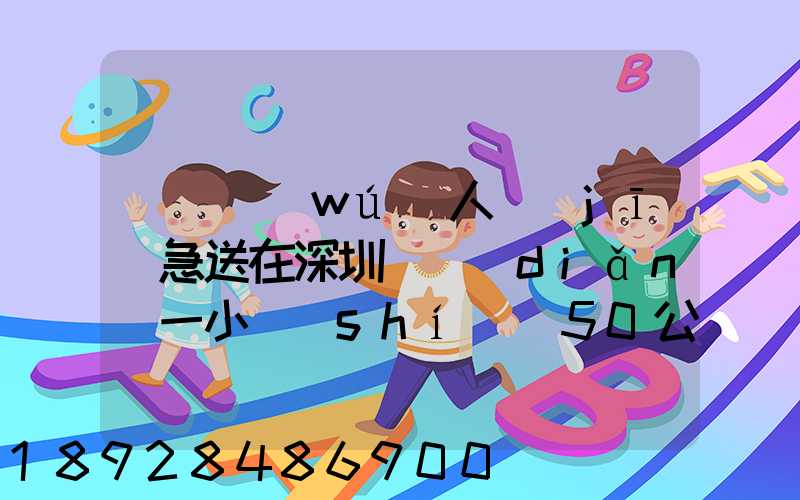 順豐無(wú)人機(jī)急送在深圳試點(diǎn)一小時(shí)飛50公里