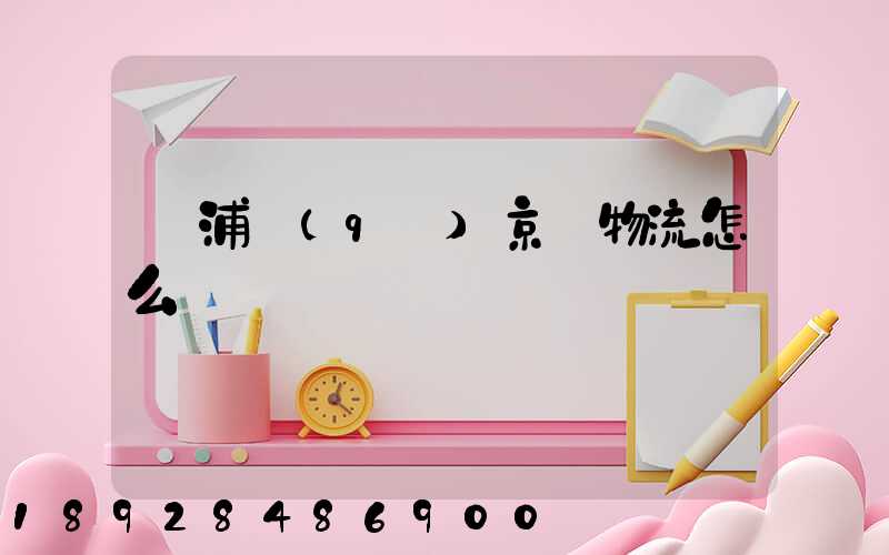 黃浦區(qū)京東物流怎么樣